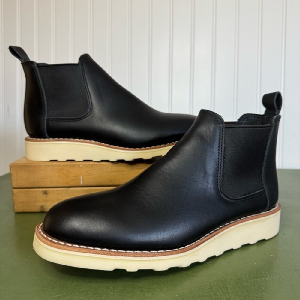 NWT Red Wing #3444 CLASSIC CHELSEA in Black Boundary Leather *USA*
